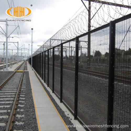 anti climb 358 high security mesh fence panel